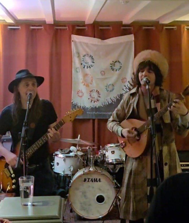 John Wright and Max Bianco at The Fine Line Project's Mind Cambridge Benefit