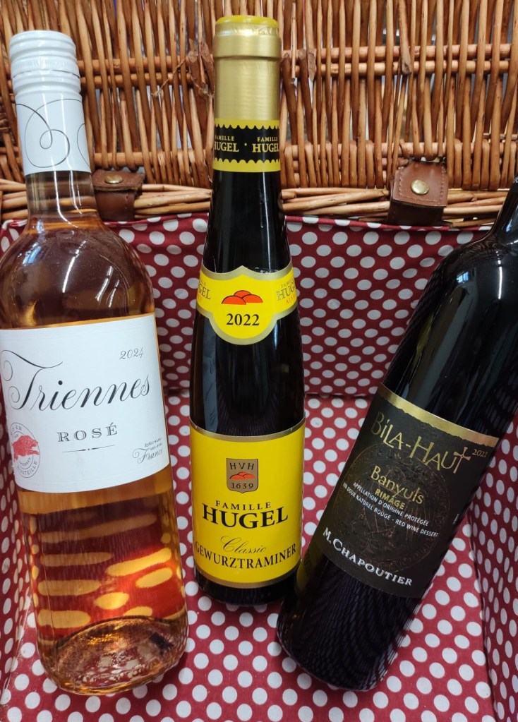 Peter Graham Wines Mind Cambridge raffle wine trio